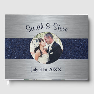 D'or Mariage de photos Silver and Gold Sparkle Livre d'