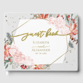 D'or Mariage d'hiver Livre d'invités Aquarelle dorée Fl (Recto)