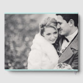 D'or Mariage moderne Monogramme 4 Photo Collage Livre d (Verso)