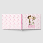 D'or Nom personnalisé Quirky Mariage Livre d'invité (Complet)