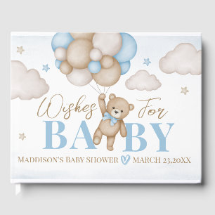 D'or Nous pouvons attendre Baby shower livre d'invité