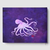 D'or Octopus rose - Livre d'invités (Verso)