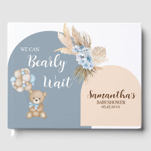 D'or On peut attendre le livre d'invité du Baby shower