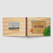 D'or Parchemin sur le sable - livre d'invité de partie (Complet)