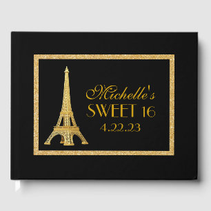 D'or Paris Sweet 16 Gold Parties scintillant Livre d'in
