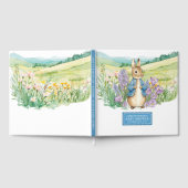 D'or Peter Rabbit Baby shower Livre d'invité Boy (Complet)