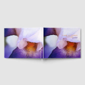 D'or Purple Iris Floral Vacances Location Livre d'Invit (Complet)