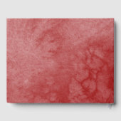 D'or Quinceanera Livre d'hôtes Papillon Robe rouge (Verso)