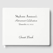 D'or Retraite du livre d'or, Faux Textured Burlap (Recto)