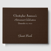 D'or Retraite Partie Inscription Livre Faux Texturé Bur (Recto)