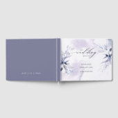 D'or Rustic Plum Violet Foliage Mariage livre d'hôte (Complet)