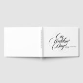 D'or Script Livre d'invité traditionnel (Complet)