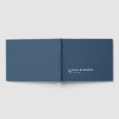 D'or Slate Grey Rustic Chic Mariage livre d'hôte (Complet)