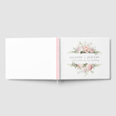 D'or Soft Spring Floral Mariage livre d'hôtes (Complet)