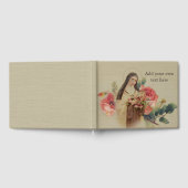 D'or St. Therese Enfant Jésus Rose Livre d'invité (Complet)