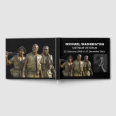 D'or Statue commémorative du Vietnam avec livre d'invit (Complet)