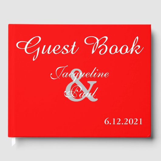 D'or Sunset Hearts Livre Mariage rouge (Recto)