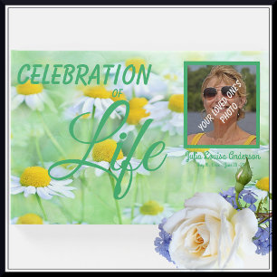 D'or Sweet Daisy Célébration De La Vie Photo Livre D'In