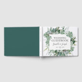 D'or Une verdure succulente | Livre d'invité Mariage ve (Complet)