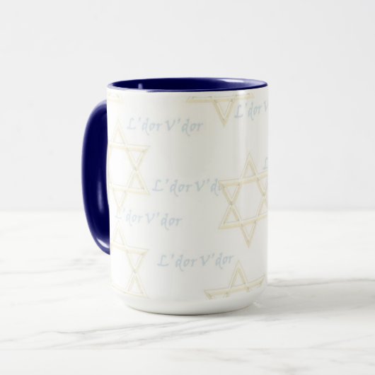 dor V'dor Generation to Generation Mug Mok (Voorkant links)