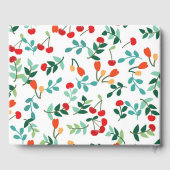 D'or Woodland Fox Baby shower Livre d'invité (Verso)