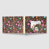 D'or Woodland Hedgehog Livre d'invité Rustic Cute (Complet)