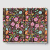 D'or Woodland Hedgehog Livre d'invité Rustic Cute (Verso)