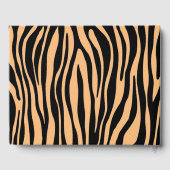 D'or Zebra Imprimer Mariage livre d'invité (Verso)