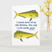 dorado, carte de Mahi-Mahi (Fleur jaune)