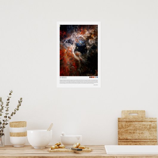 Doradus (Tarantula Nebula, NGC 2070) Poster (Keuken)