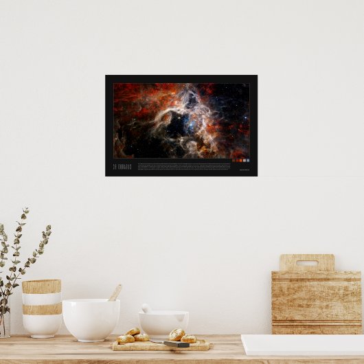 Doradus (Tarantula Nebula, NGC 2070) Poster (Keuken)