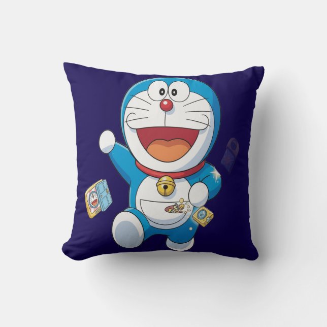 Doraemon Kussen – Pret & Gadget Stijl (Voorkant)