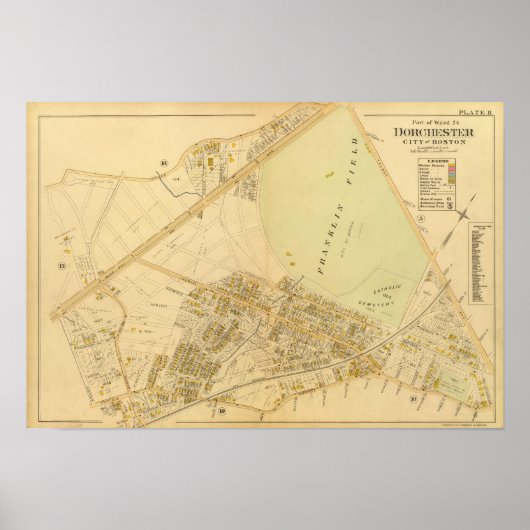 Dorchester, Massachusetts Poster (Voorkant)