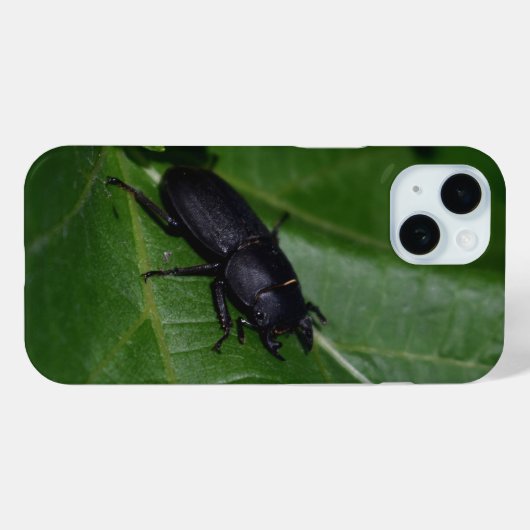 Dorcus parallelipedus, de kleine kever Case-Mate iPhone case (Achterkant (horizontaal))