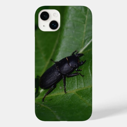Dorcus parallelipedus, de kleine kever Case-Mate iPhone case (Achterkant)