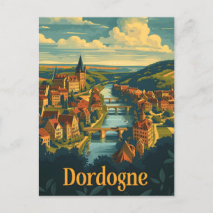 Dordogne France Briefkaart