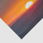 Dordogne Sunrise Tissuepapier (Detail)