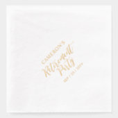 Doré | Élégante Soirée de retraite élégante (Recto)