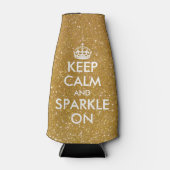 Doré garder calme et étinceler sur les glacières d (Devant)