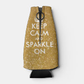 Doré garder calme et étinceler sur les glacières d (Dos)