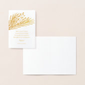 Dorée Berries et carte de voeux Feuille (Affichage)