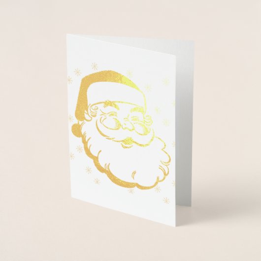 Dorée BIGHEAD PÈRE NOËL - Joyeuse carte de Noël (Devant)