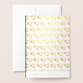 Dorée Boules De Pelouse Vertes Et Jack, Carte D'Annivers (Derrière avec enveloppe)