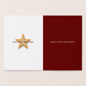 Dorée Carte à foilée pour la fête des pères (Intérieur)