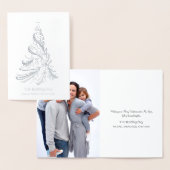 Dorée Carte à huile d'argent Filigree moderne (Affichage)