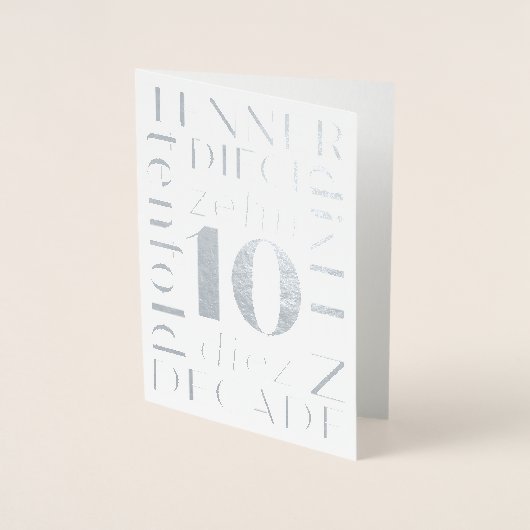 Dorée Carte à huile de 10 ans Sober (Devant)