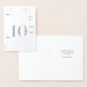 Dorée Carte à huile de 10 ans Sober (Affichage)