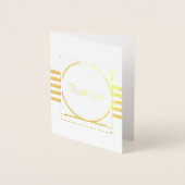 Dorée Carte à huile Merci (Devant)