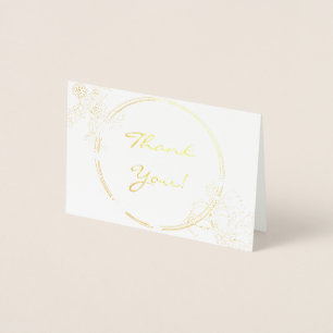 Dorée Carte à huile mini-Merci