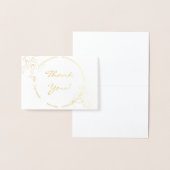 Dorée Carte à huile mini-Merci (Affichage)